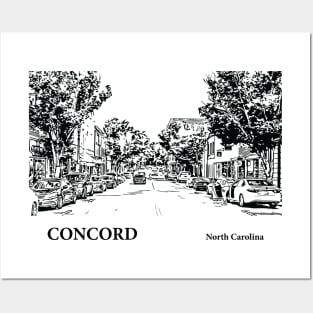 Concord North Carolina Posters and Art